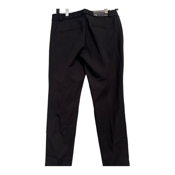 NWT Banana Republic Midnight Black Sloan Ankle Pants Women’s Size 4 - Picture 3 of 8